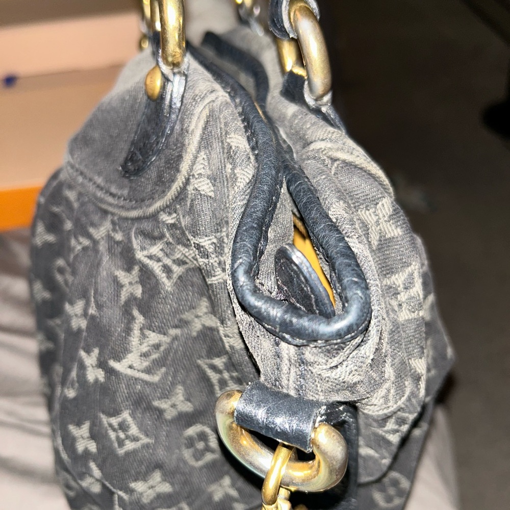 Louis Vuitton Black Monogram Shoulder Bag MM - Picture 7 of 16